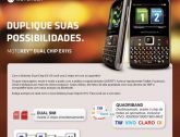 Celular Motorola Ex115 2 Chips Câmera 3.0 Teclado Qwert Fm