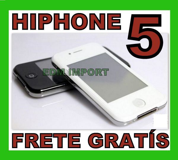 Celular Hiphone 5 Slim Mp30 Wifi Tv Rádio 2chip Frete Gratís